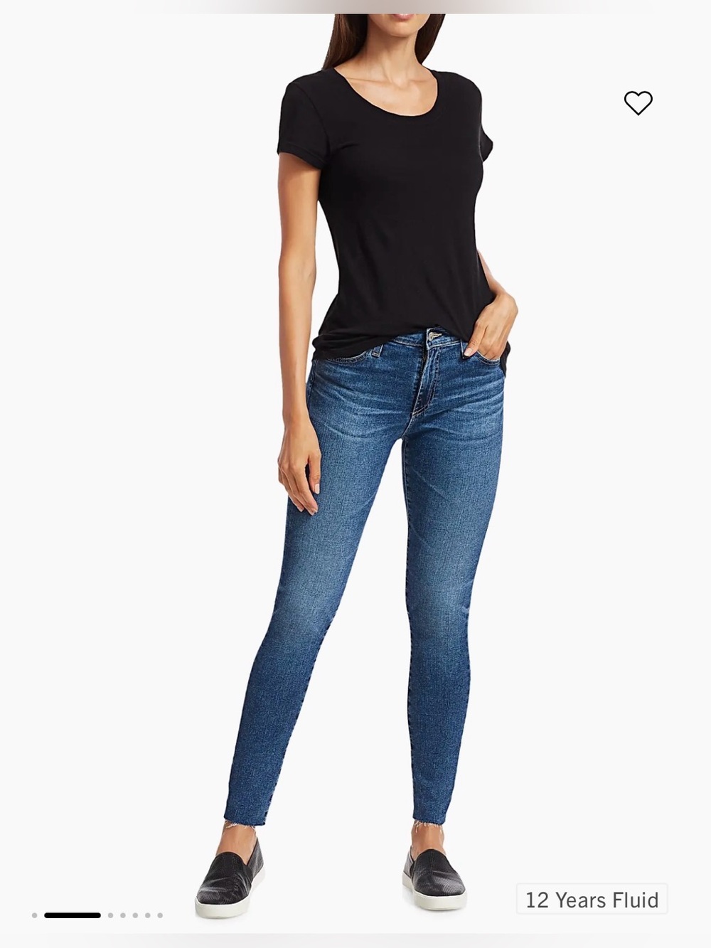AG Adriano Goldschmied Ag-ed Demin Farrah Ankle High-rise Skinny Jeans, Sz 28
